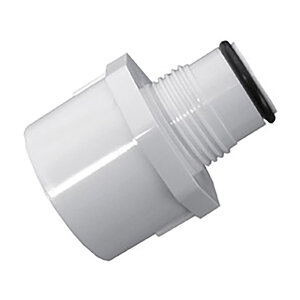 Lasco Swing Joint Adapter PVC 1-1/4 in. Male Acme x 1-1/2 in. Female Acme