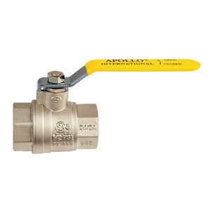 Apollo Full Port Isolation Ball Valve Brass 2 in. FIPT