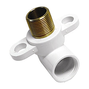 Lasco 1.5 in. MIPT Brass Stabilizer Elbow