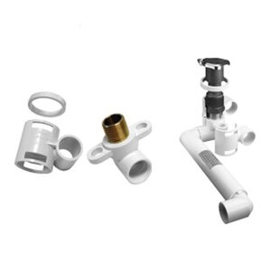 Lasco Swing Assy. 1" Mpt X 3/4" Snaplock, 18" Lay