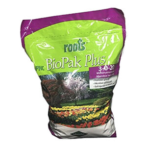 Roots BioPack Plus Organic/Organic-Base Fertilizer 3-0-20 1 lb. bag (5/box)