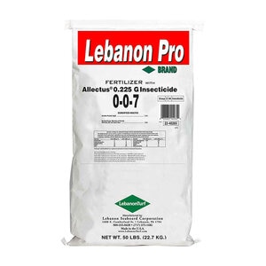 Lebanon Pro Allectus 0.225% Insecticide Plus Fertilizer 0-0-7 AC 50 lb. Bag