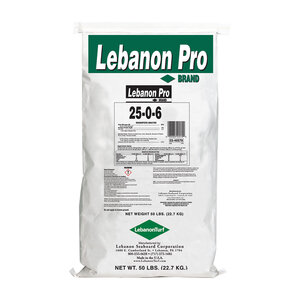 Lebanon Pro Fertilizer 25-0-6 50% CRN Bio 5Fe 50 lb. Bag