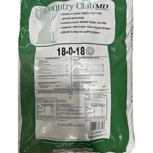Lebanon Country Club MD 18-0-18 64% Meth-EX 1.6% Fe .5% Mg .5% Mn K-Mag SOP Kelp Turfgrass Granular Fertilizer 40 lb. Bag (QGCY)