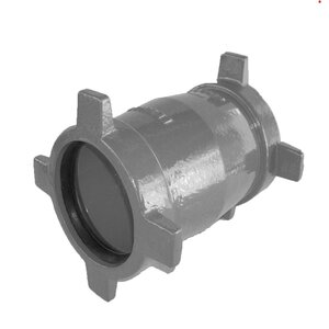 Leemco Repair Coupling Ductile Iron 6 in.