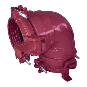 Leemco Self-Restrained 90 Degree Bend Ductile Iron 8 in.