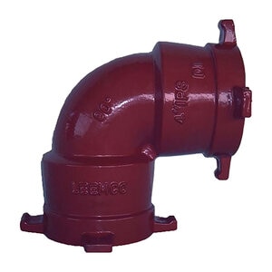 Leemco C-900 90 Degree Bend 4 in.