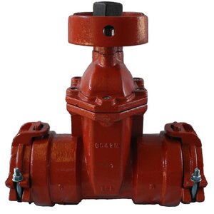 Leemco LMV Mainline Gate Valve Ductile Iron 6 in. Bell x Bell