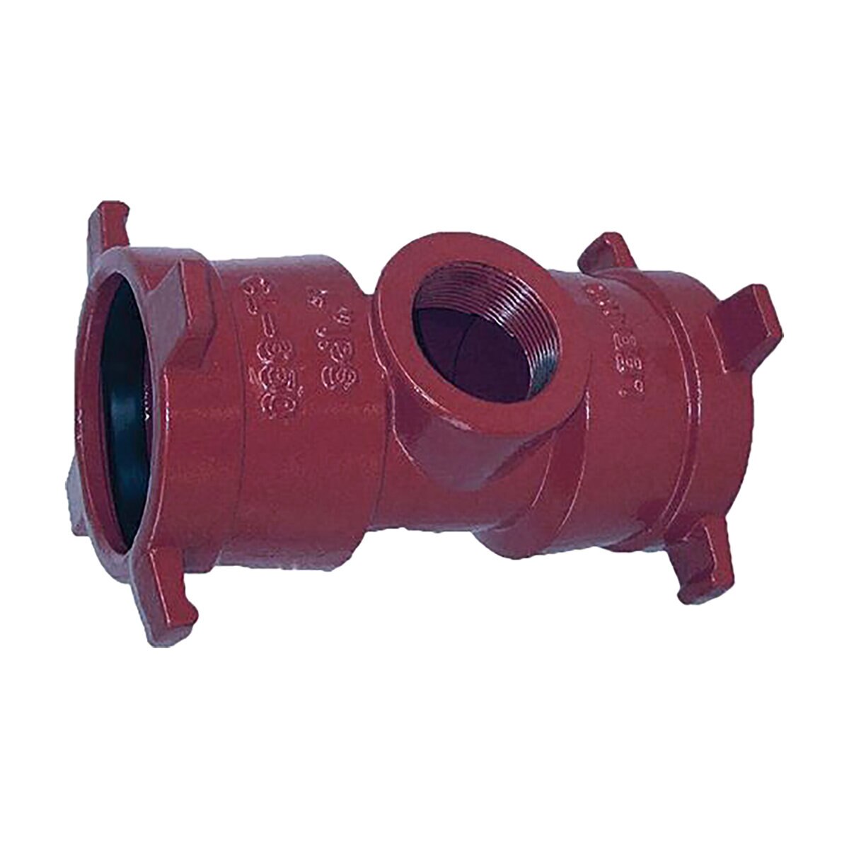 Leemco Tapped Servcie Tee Ductile Iron 4 in. x 1-1/2 in | SiteOne US