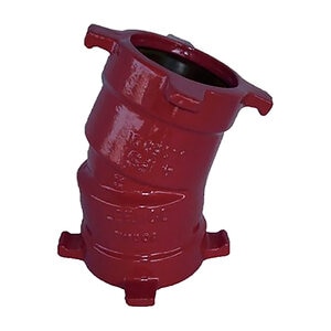 Leemco Fitting Ductile Iron 22 Degree Bell 3 in. 