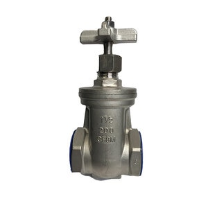 Leemco X-Top Gate Valve 316 SS 1-1/2 in.