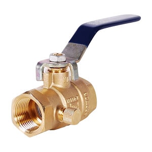 Legend Ball Valve Fnpt x Fnpt 600 PSI 1 in. Brass w/ Full Port Drain 