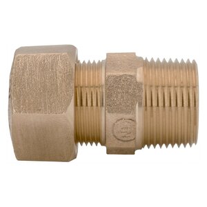 Legend 3/4" x 1" Compression CTS x MNPT Coupling Lead Fee Bronze
