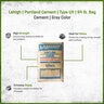 Lehigh Portland Cement Type I/II 94 lb. Bag