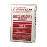 Lehigh Iron Clad Masonry Cement Type N White 70 lb. Bag (40 bags/pallet)