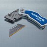 Lenox Locking Tradesman Fixed Blade Folding Utility Knife 