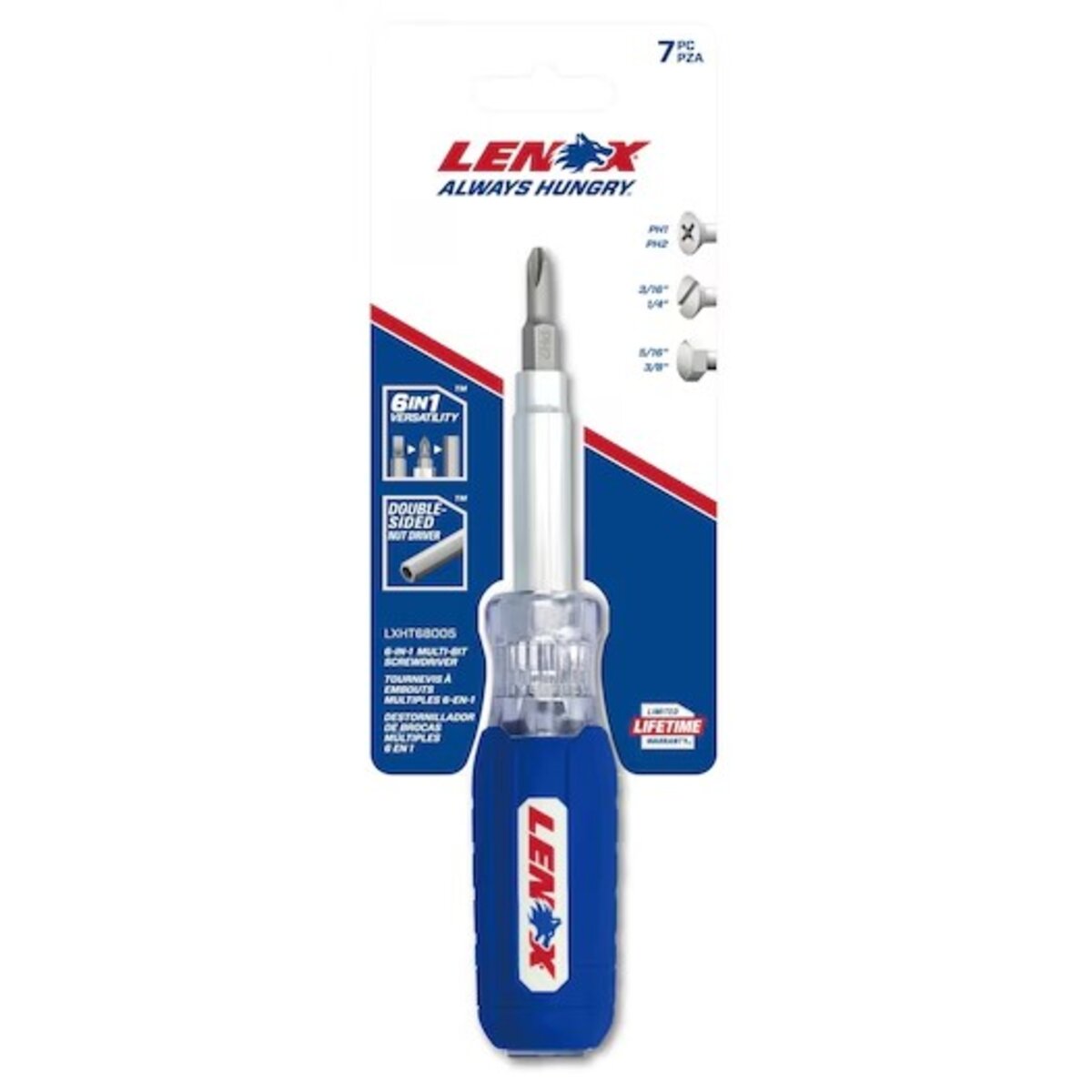 Lenox 6in1 Multibit Screwdriver SiteOne