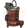 Liberty Submersible Sump Pump 50 Gpm 1/3 HP 115V Auto/Float Switch w/ 10 ft. Cord Cast Iron