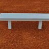 Dual Stanchion Removable Hollywood Pitching Rubber 24 in.