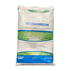 Live Earth Back 9 Fertilizer 9-0-0 MU AS 2Ca 2.5Fe 1.5Mn 50 lb.