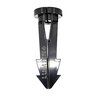 Lumien Accessory Spike 8 in. Black Polycarbonate Light Fixture