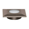Lumien Micro Recessed Square Flush Accessory Antique Brass Finish 2700K - 3000K Warm White Light 2-1/2 in.