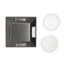 Lumien Micro Light, Recessed, Square, (4) Side Lights Access