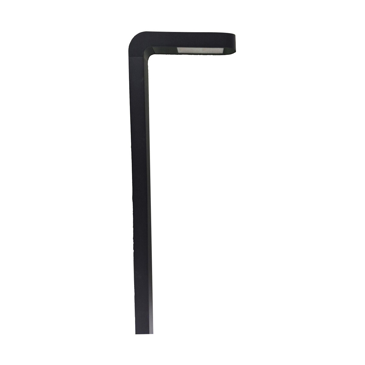 Lumien Path Light Black Aluminum L-Shaped 6W 10-15V 450 Lumens 2700K ...