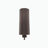 Lumien Brass Micro Accessory 4in. Quick Connect Bollard Riser Antique
