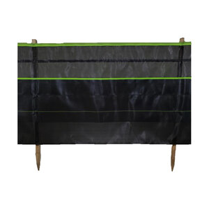 MKB Silt Saver Woven Belted Silt Fence 2 Stage 1 1/8 in. x 48 in. Stakes , 6 ft. OC 3 ft. x 100 ft. Roll