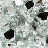 MSI 1/2 in. Crushed Fire Glass Glacial Silver 20 lb. Bag