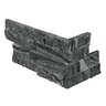 Ledger Panel Glacial Black Corners 6 in. x 18 in. (6 pc./box)