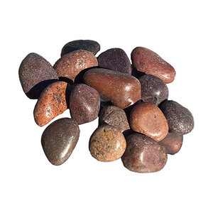 Bagged Super Polished Pebbled Red 1 - 2 in. (40 lb. bag)