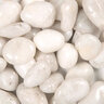 Bagged Super Polished Pebbles White 1/4 - 3/4 in. (40 lb. bag)