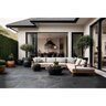 Dimensional Montauk Black Slate Tile 1/2 in. x 24 in. x 24 in.