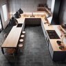 Dimensional Montauk Black Slate Tile 1/2 in. x 24 in. x 24 in.