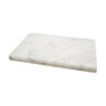 Coping Sierra White Marble Leathered Finish Bullnose 1 long 1 3/16 in. x 12 in. x 24 in.