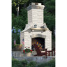 Ledger Panel Taja Cream Limestone Corner 9 in. x 18 in. (4 pc. per box/ 4.5  sq. ft.)