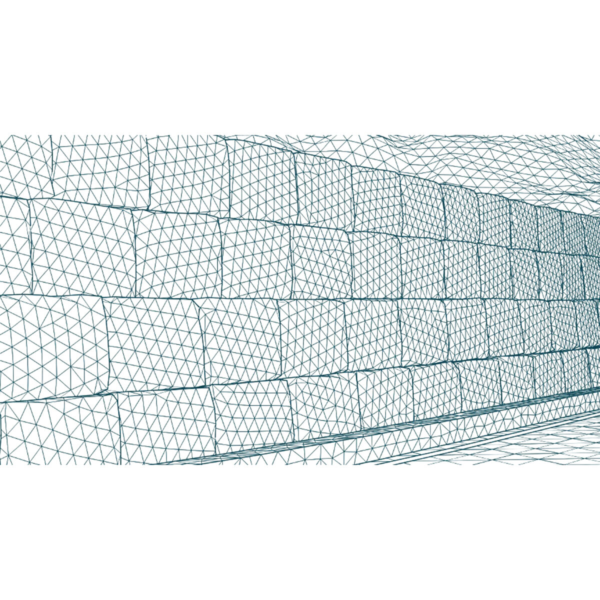 Maccaferri Gabion Twisted Wire Galvanized 12 ft. x 2 ft. x 2 ft ...
