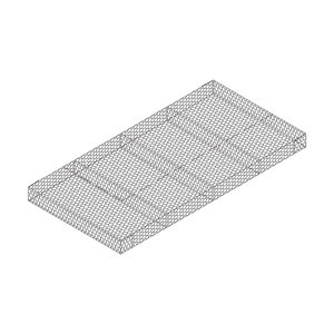 Maccaferri Reno Mattress Base Twisted Wire Galvanized Domestic 12 ft. x 6 ft. x 6 in.