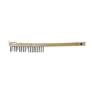 Mag Wire Brush w/ Scraper 3 x 19 Row