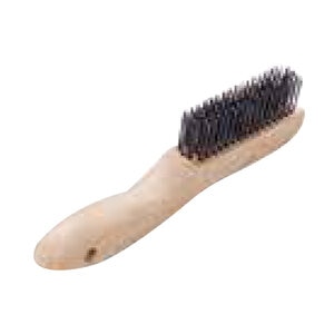 Magnolia Shoe Handle Wire Brush Round Carbon Steel 4 x 16 Row