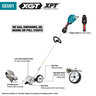 Makita 40V max XGT Brushless Cordless Edger Kit (5.0Ah)