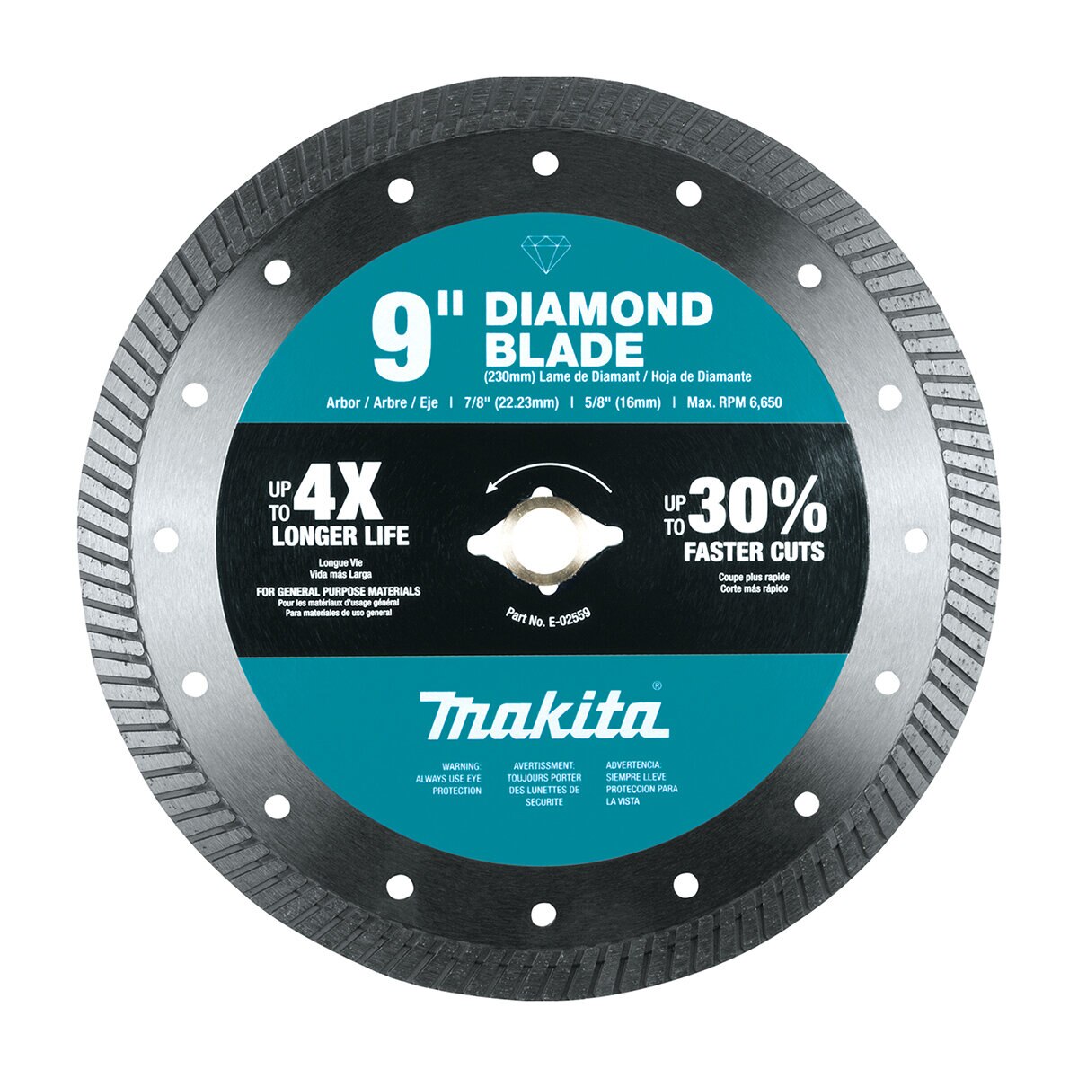 Makita Turbo Diamond Blade General Purpose 9 in | SiteOne US