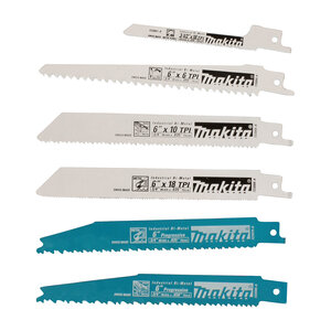 Makita Reciprocating Saw Blades 6 pc. Assorted Pack
