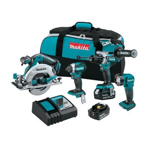 Makita LXT Combo Kit Lithium-Ion Brushless Cordless 4 pc. 18V 5.0Ah
