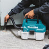 Makita LXT Portable Wet/Dry Dust Extractor/Vacuum Kit 18V Lithium-Ion Brushless Cordless 2 gal. HEPA Filter