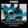 Makita Brushless Chain Saw Kit LXT 16 in. 36V 18V x2 Dual Port Charger 5.0 Ah