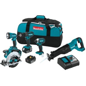 Makita LXT 5 pc. Combo Kit 18 V