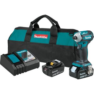 Makita 18V LXT Lithium-Ion Brushless Cordless Quick-Shift Mode 4-Speed Impact Driver Kit Bag (5.0Ah)